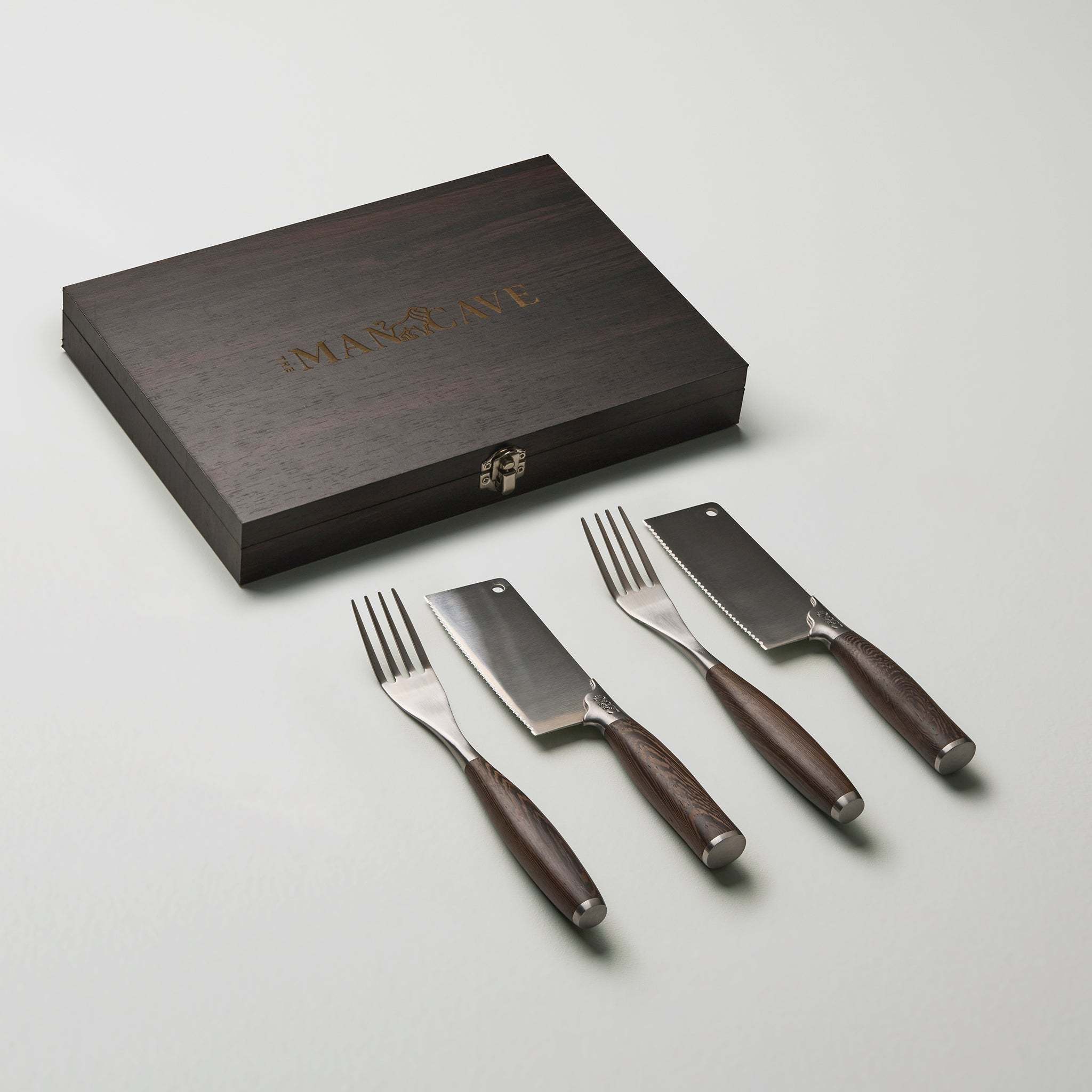 The Wild Beast Steak Set – 2 knivar & 2 gafflar