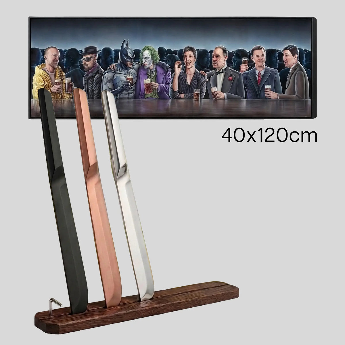 Royal Champagnesabel + At The Bar Konst (40x120 cm.)