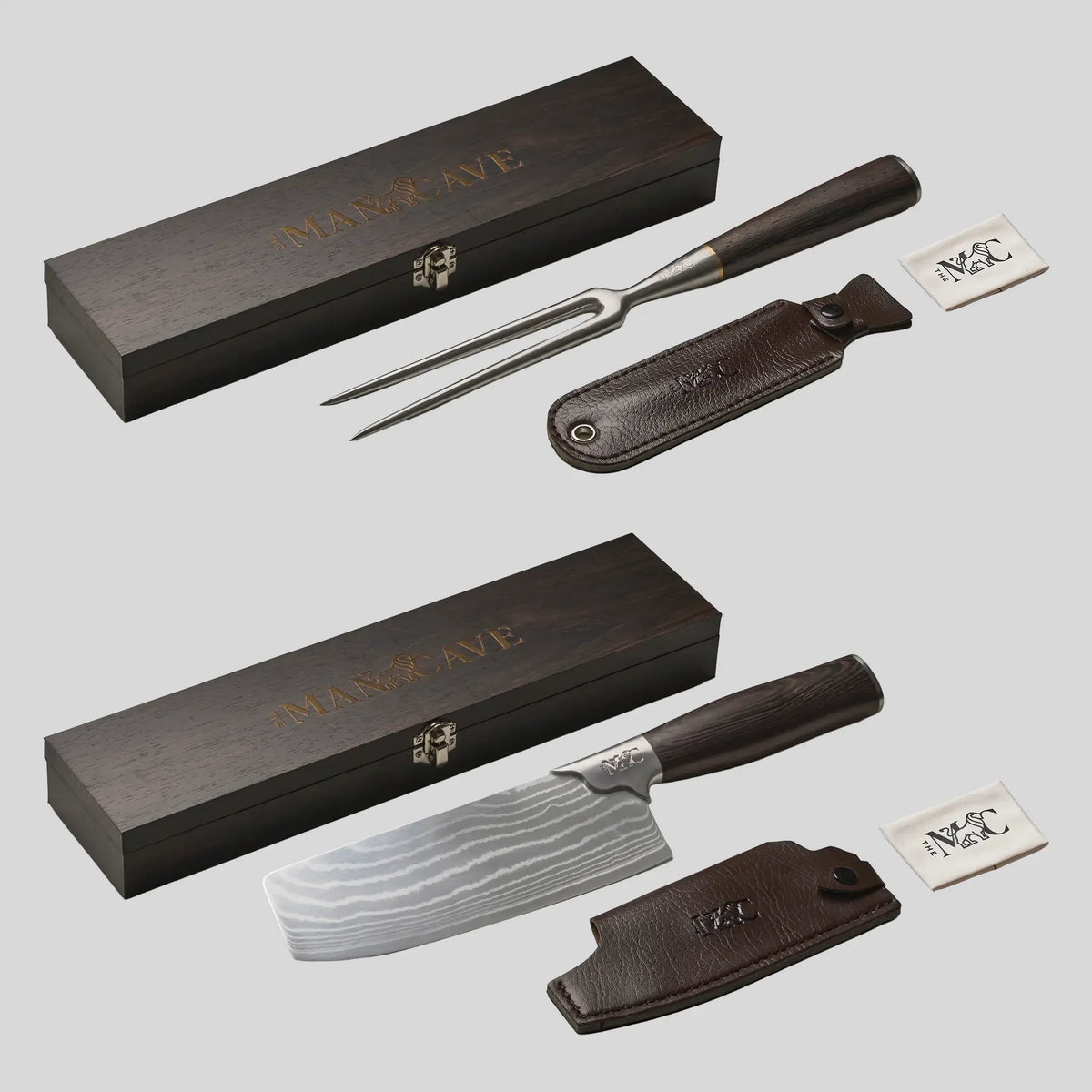 The Chef's Chopper Knife + The Premium Meat Fork