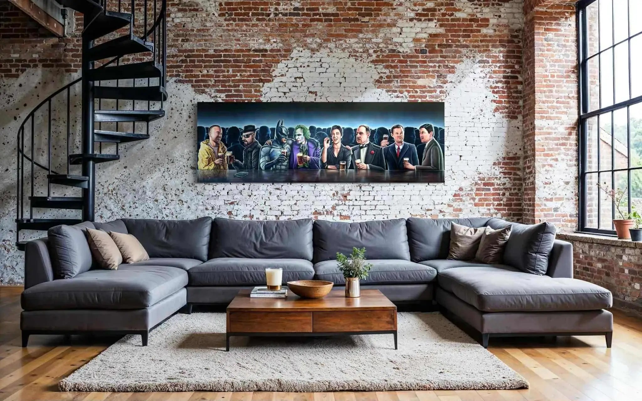 Mancave - I baren - Konst - The original - 80 X 240