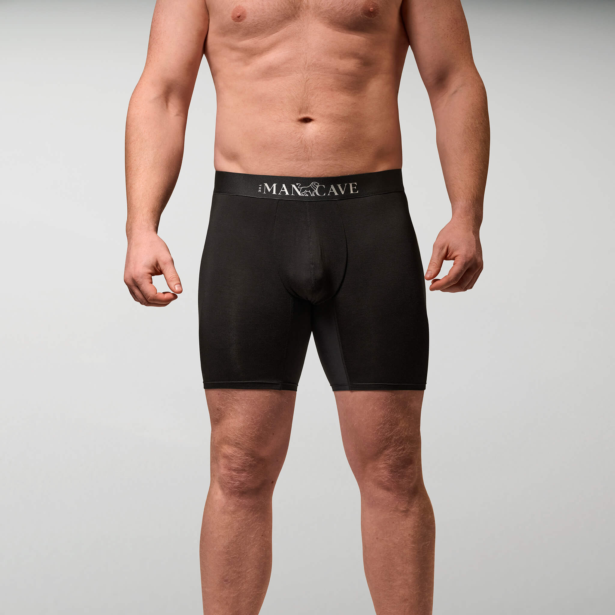 The Mancave Bambu Boxer Shorts Model Front